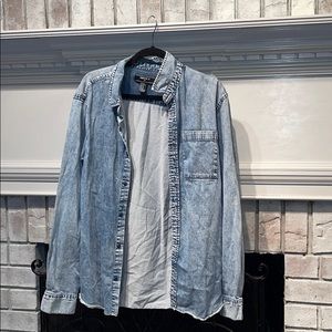 Jean jacket. Stretchy.